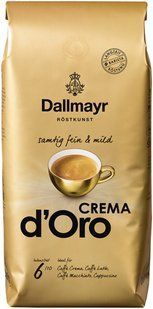 Кофе в зернах Dallmayr Сrema d'Oro Mild & Fein 1201 фото